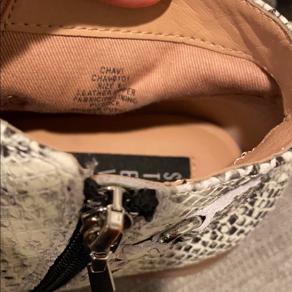 Steven by Steve Madden snake shoes 8 - worn twice - Picture 7 of 8